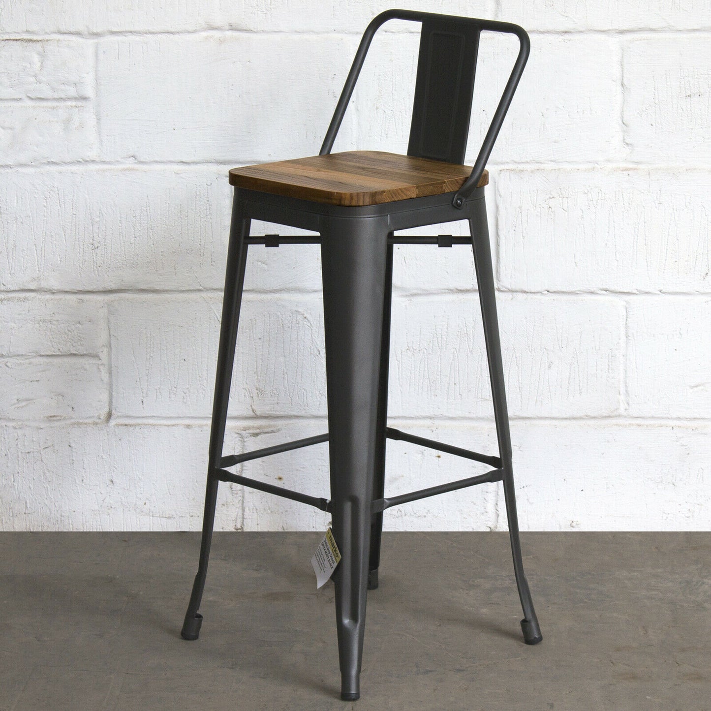 Tuscany Bar Stool - Onyx Matt Black